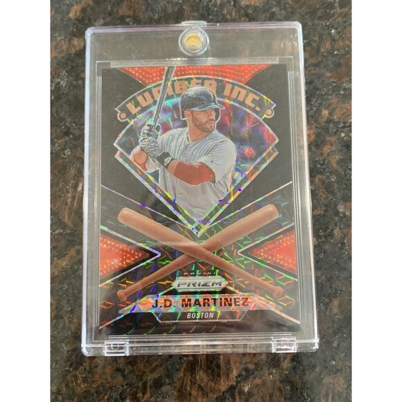 1/1 Panini Prizm Baseball JD Martinez Boston Red Sox Lumber Inc. LI-5 2020 - Picture 1 of 2